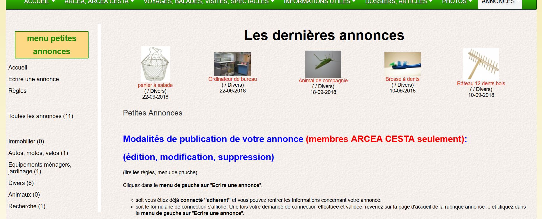 annonces